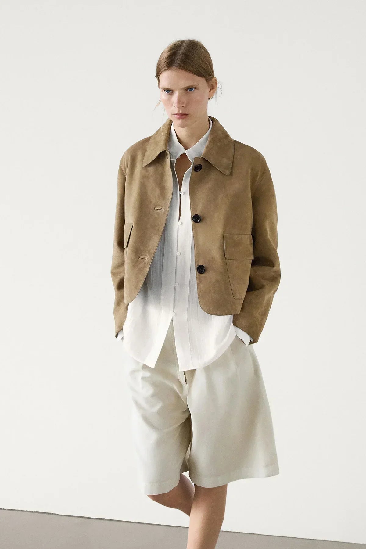 Yani - Veste à Manches Longues avec Col