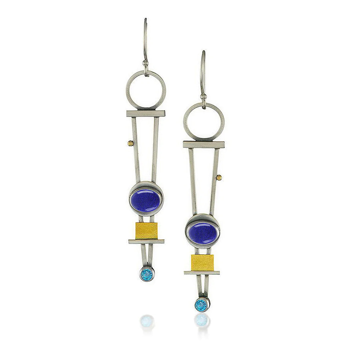 „Antique“ géométriques boucles d'oreilles