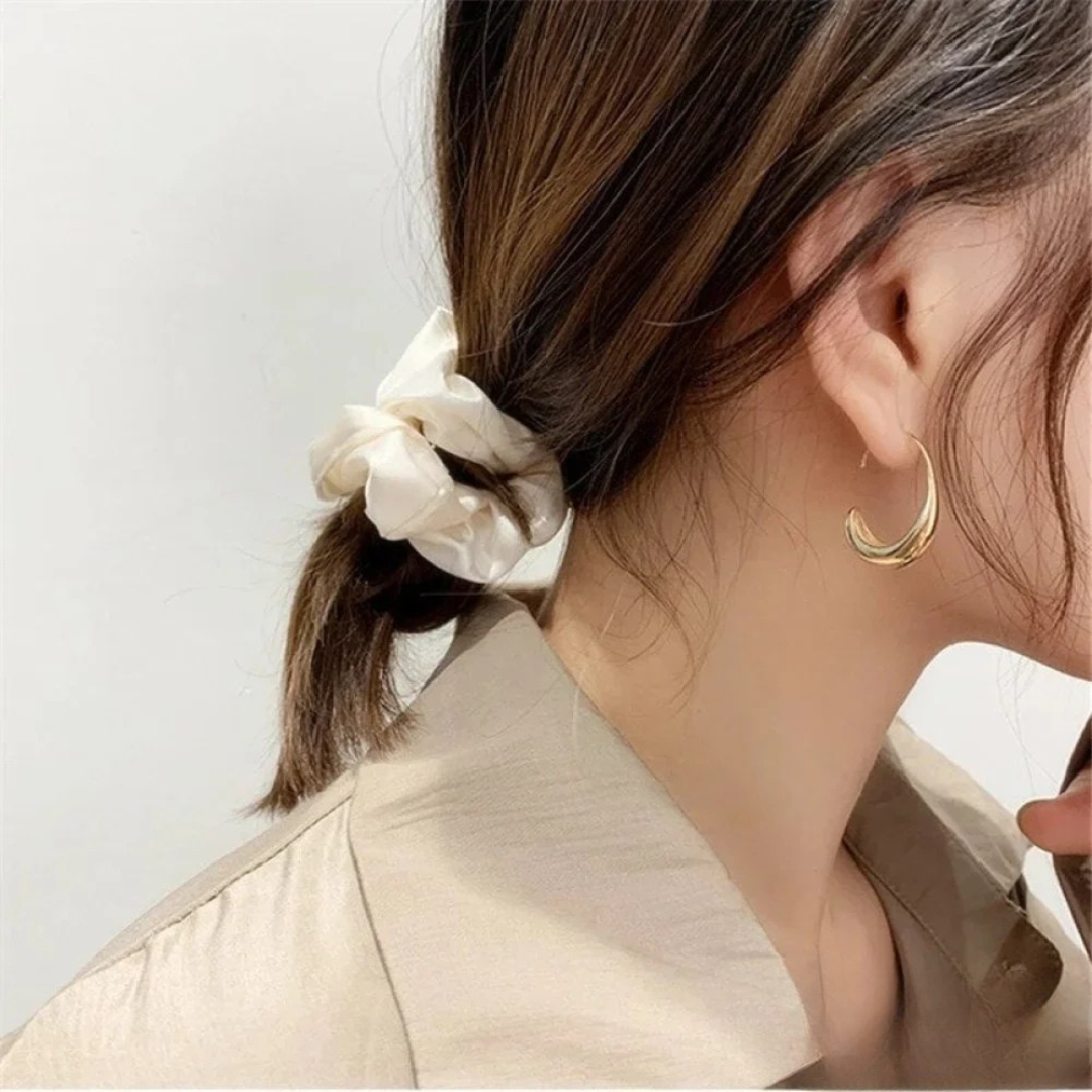 Boucles d'oreilles en finition or et en argent