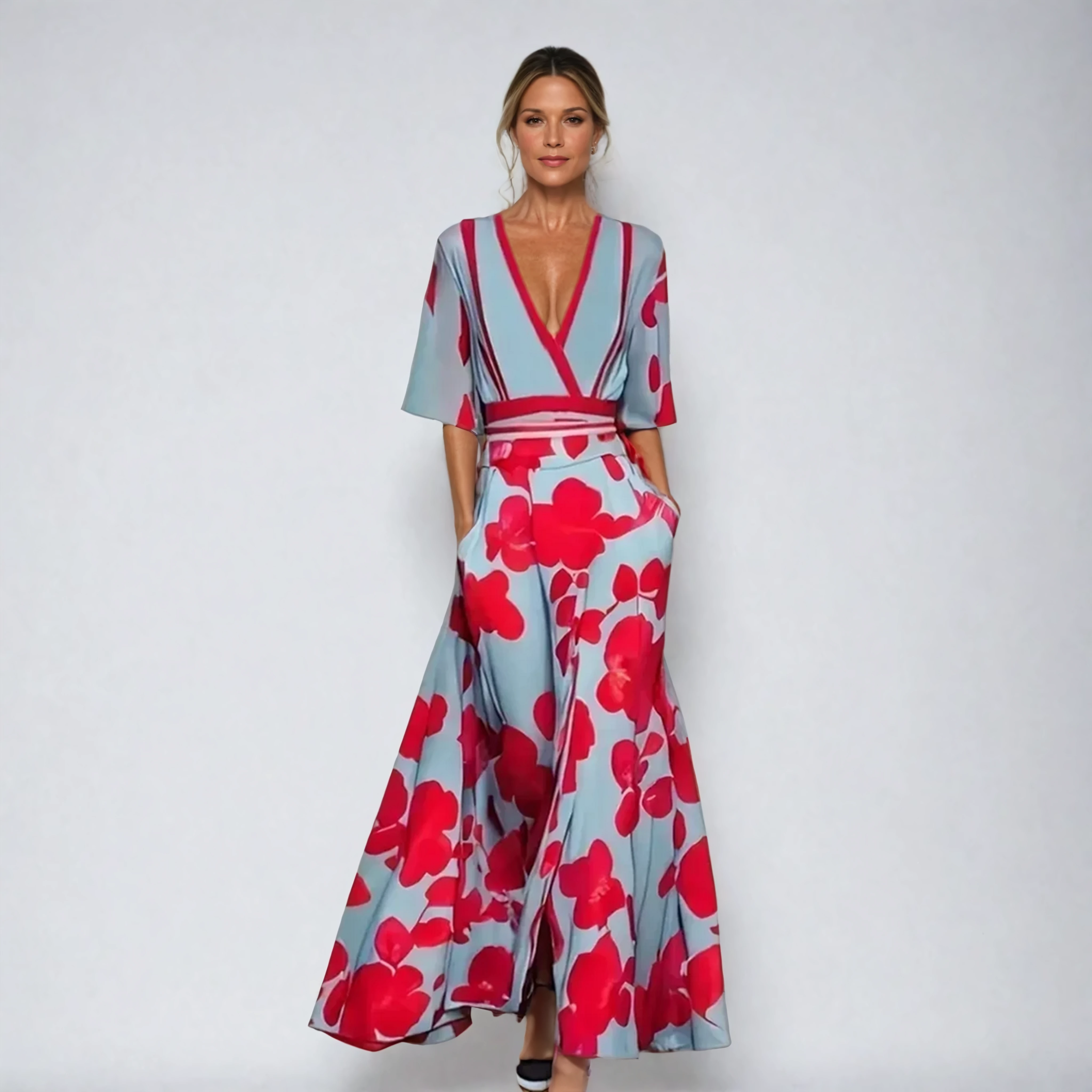 Amara | Timeless Floral Robe