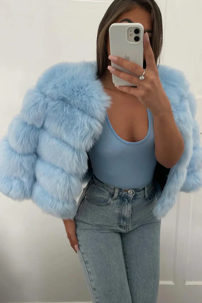 Yani - Veste en Fausse Fourrure Confortable