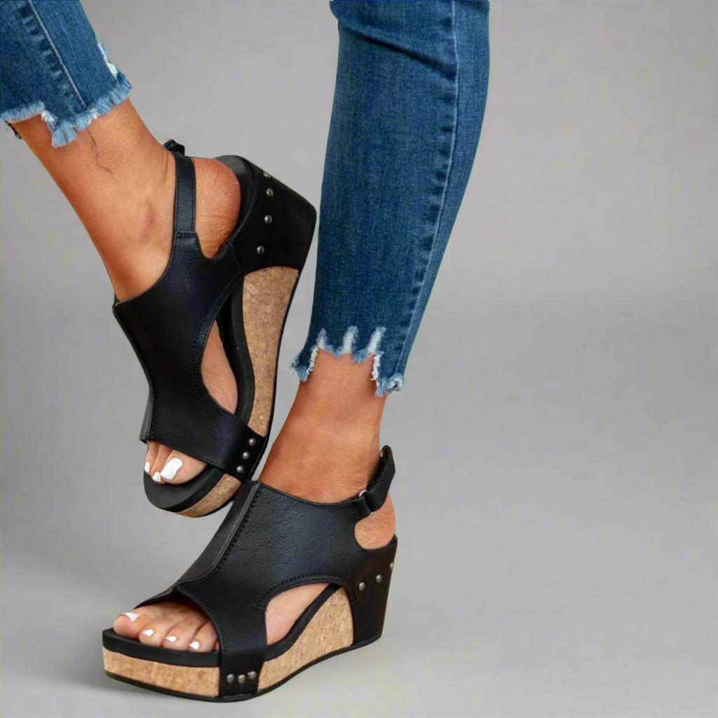 Mechthild™ Sandales en matériau premium