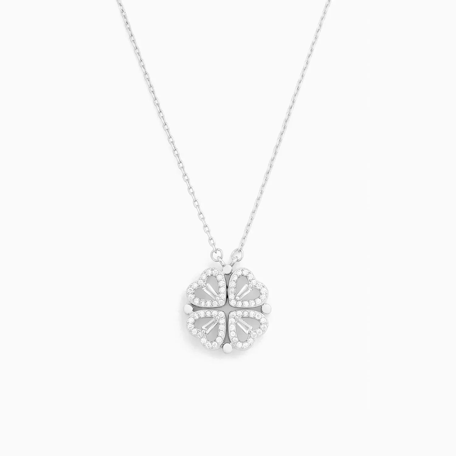 Mon collier coeur de trèfle