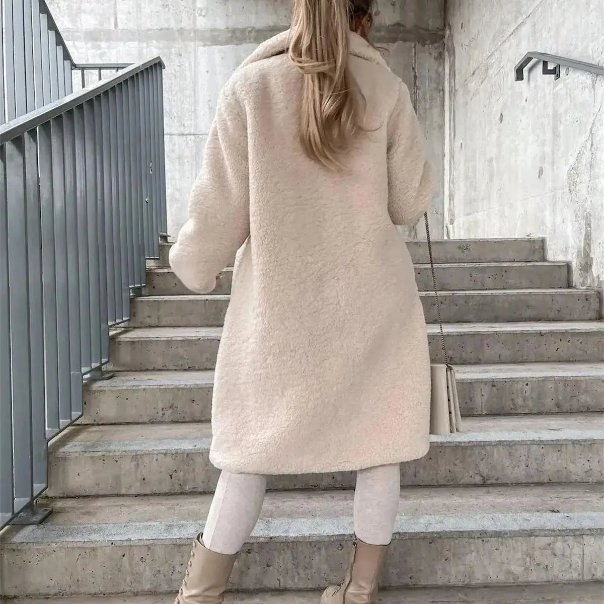 Yani - Manteau Teddy