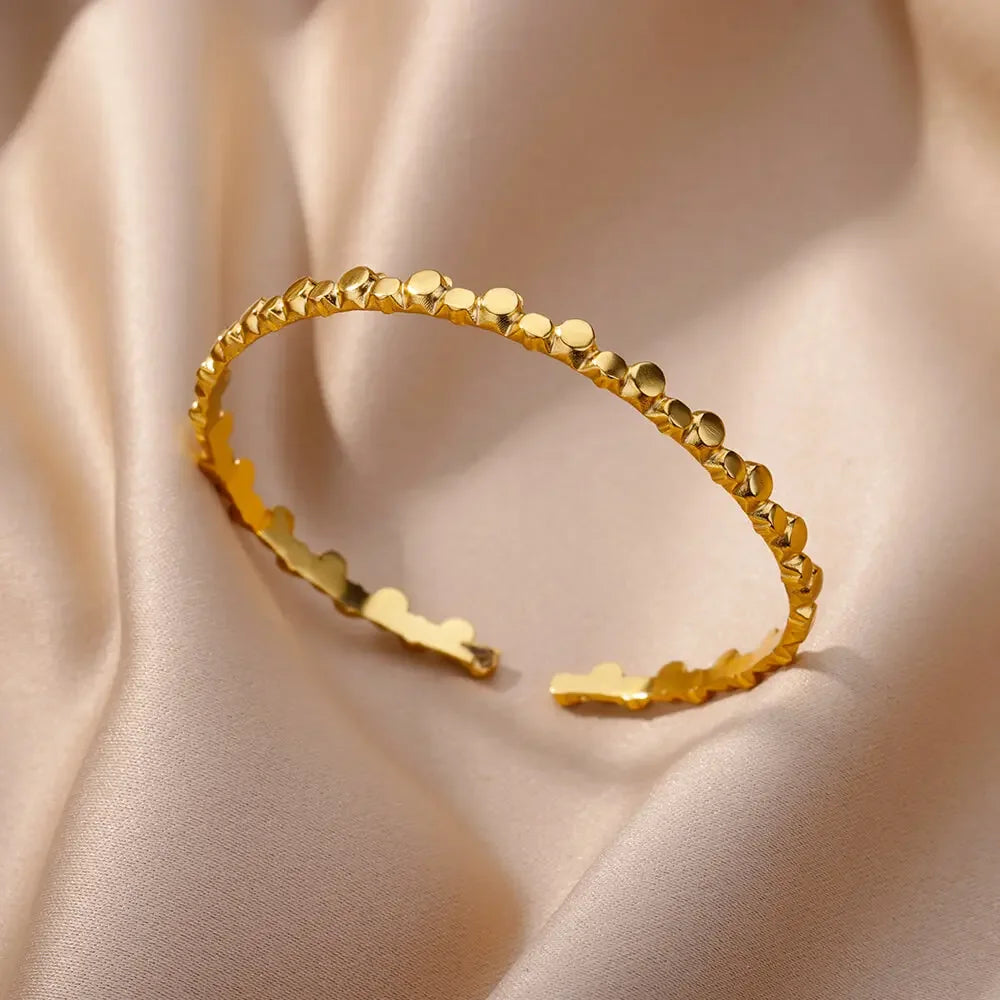 Bague Égyptienne Dorée à 3 Anneaux