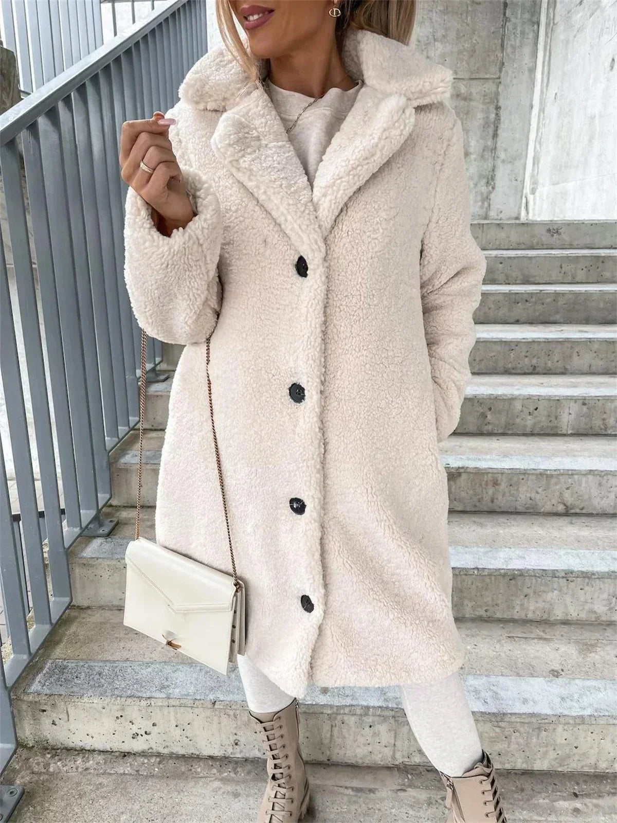 Yani - Manteau Teddy