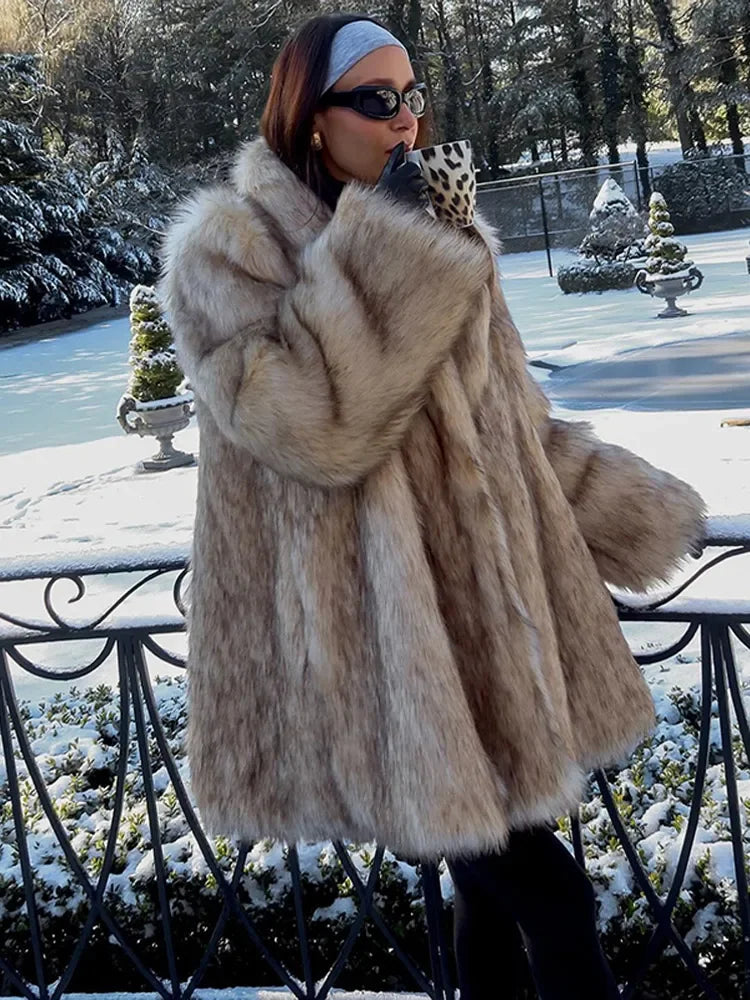 Yani - Manteau en Fausse Fourrure Luxe
