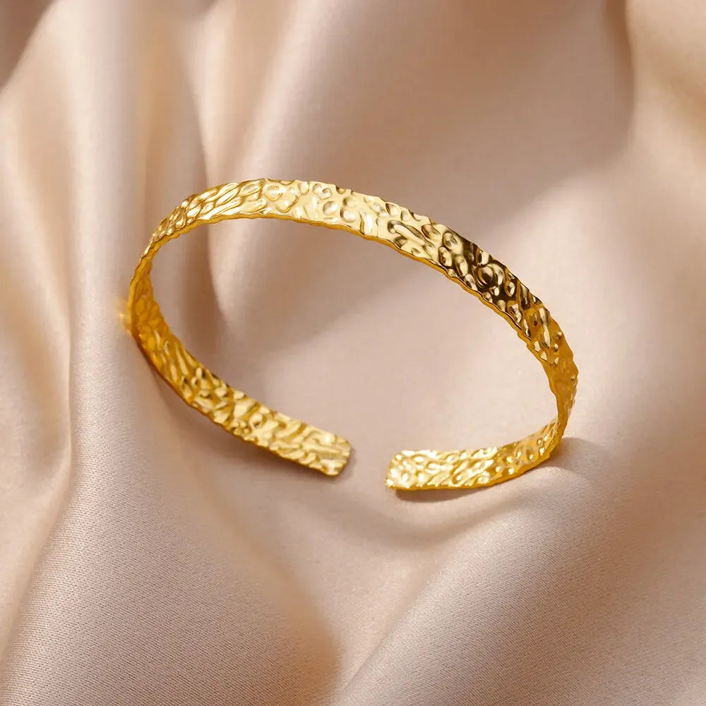 Bague Égyptienne Dorée à 3 Anneaux