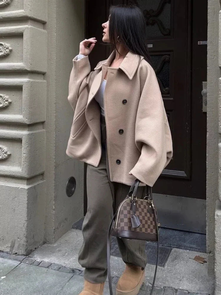 Yani - Manteau Vintage Décontracté