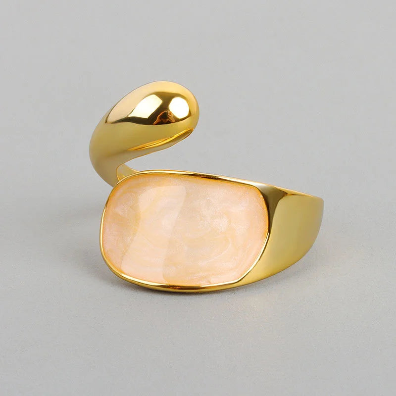 Bague Ajustable Serpent Finition Or
