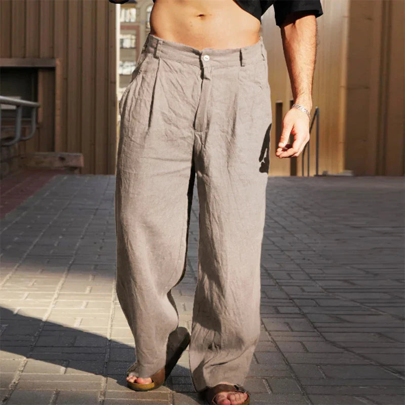 Calypso – Pantalon en lin large