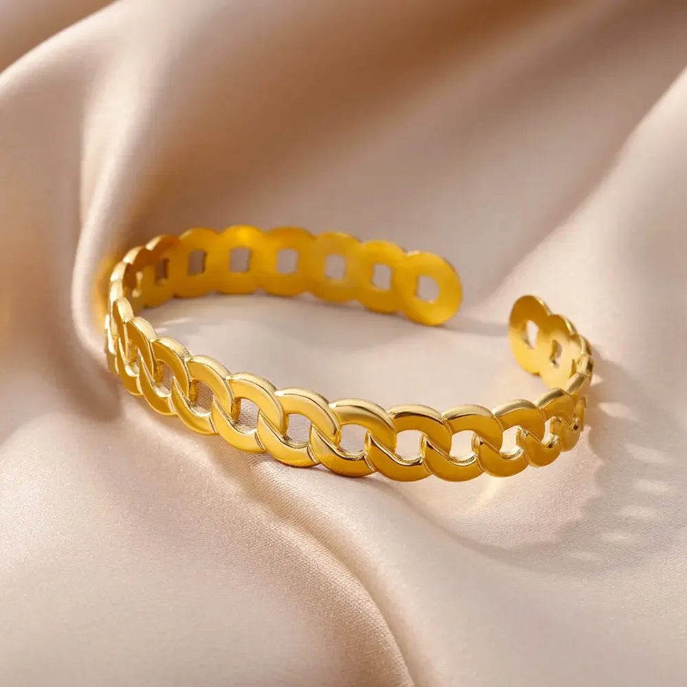 Bague Égyptienne Dorée à 3 Anneaux