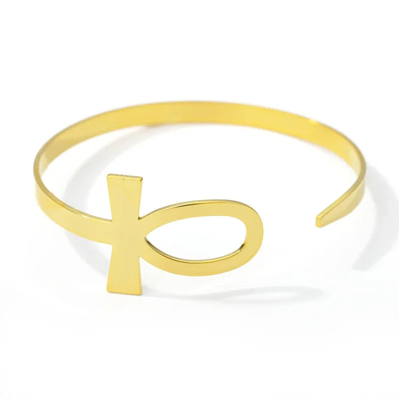 Bague Égyptienne Dorée à 3 Anneaux