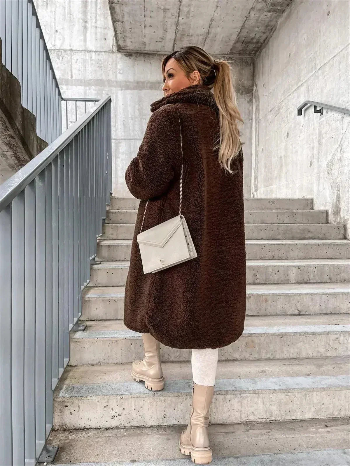 Yani - Manteau Teddy