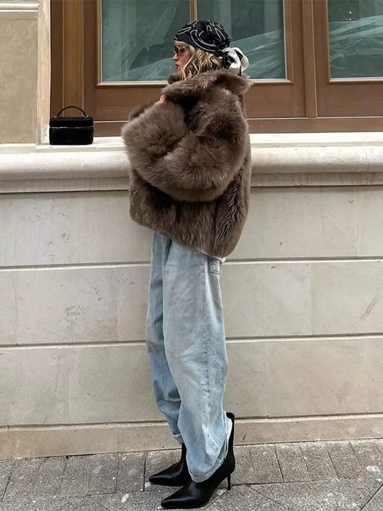 Yani - Manteau en fausse fourrure