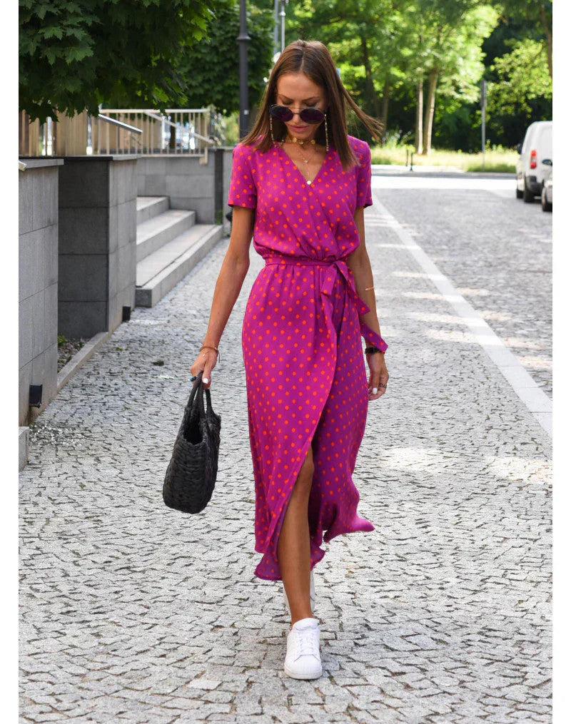 Suzanna | Robe élégante à col en V
