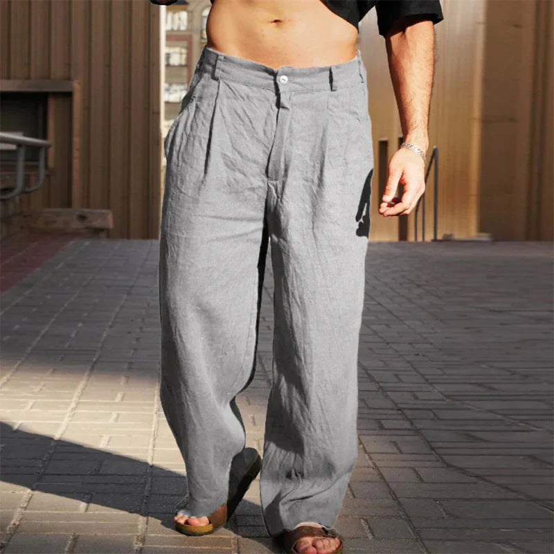 Calypso – Pantalon en lin large