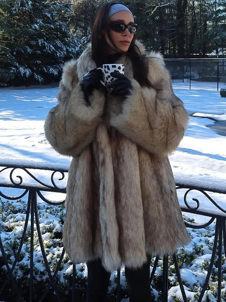 Yani - Manteau en Fausse Fourrure Luxe