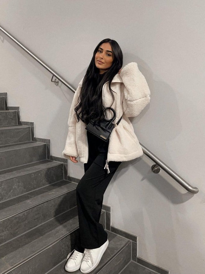 Yani - Veste en Fleece Surdimensionnée et Confortable