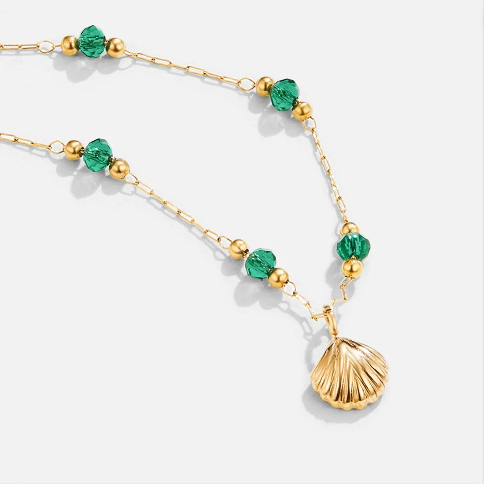Collier Coquillage plaqué or 18K