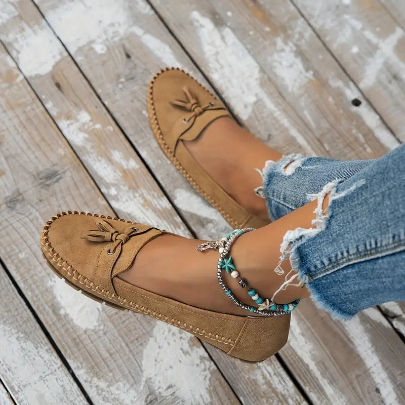 KAYSI™ | Mocassins Doux et Confortables