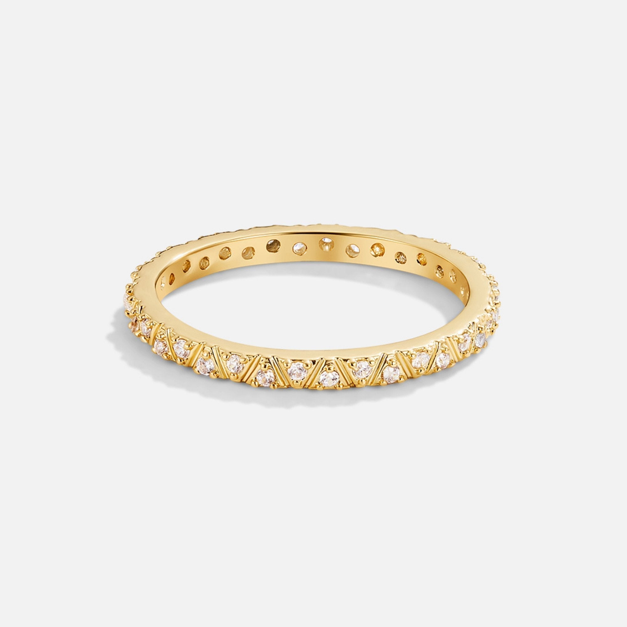Bague Arquette en or et cristal