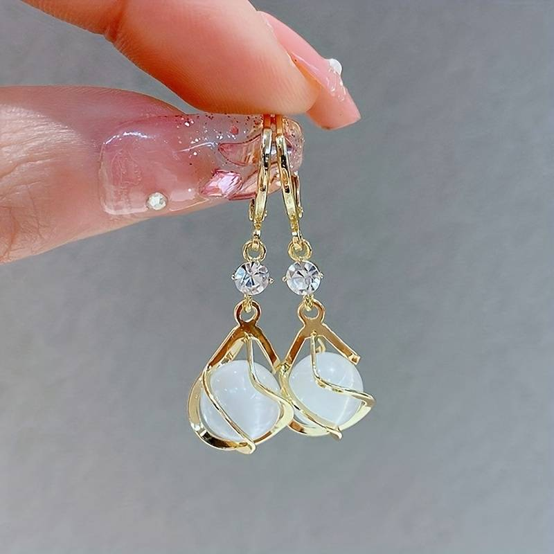 Boucles d'Oreilles Vintage finition Or