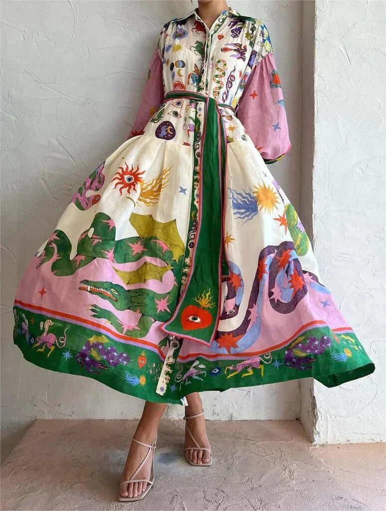 Dorthe™ | Élégante Robe Maxi de Style Italien