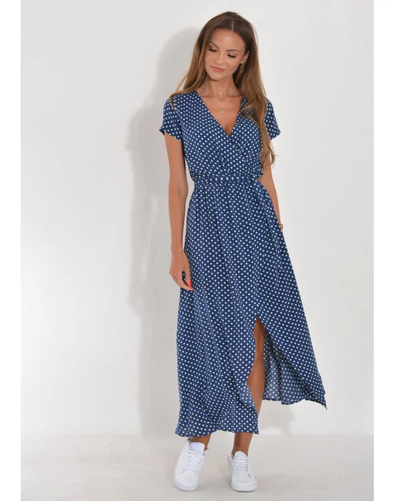 Suzanna | Robe élégante à col en V