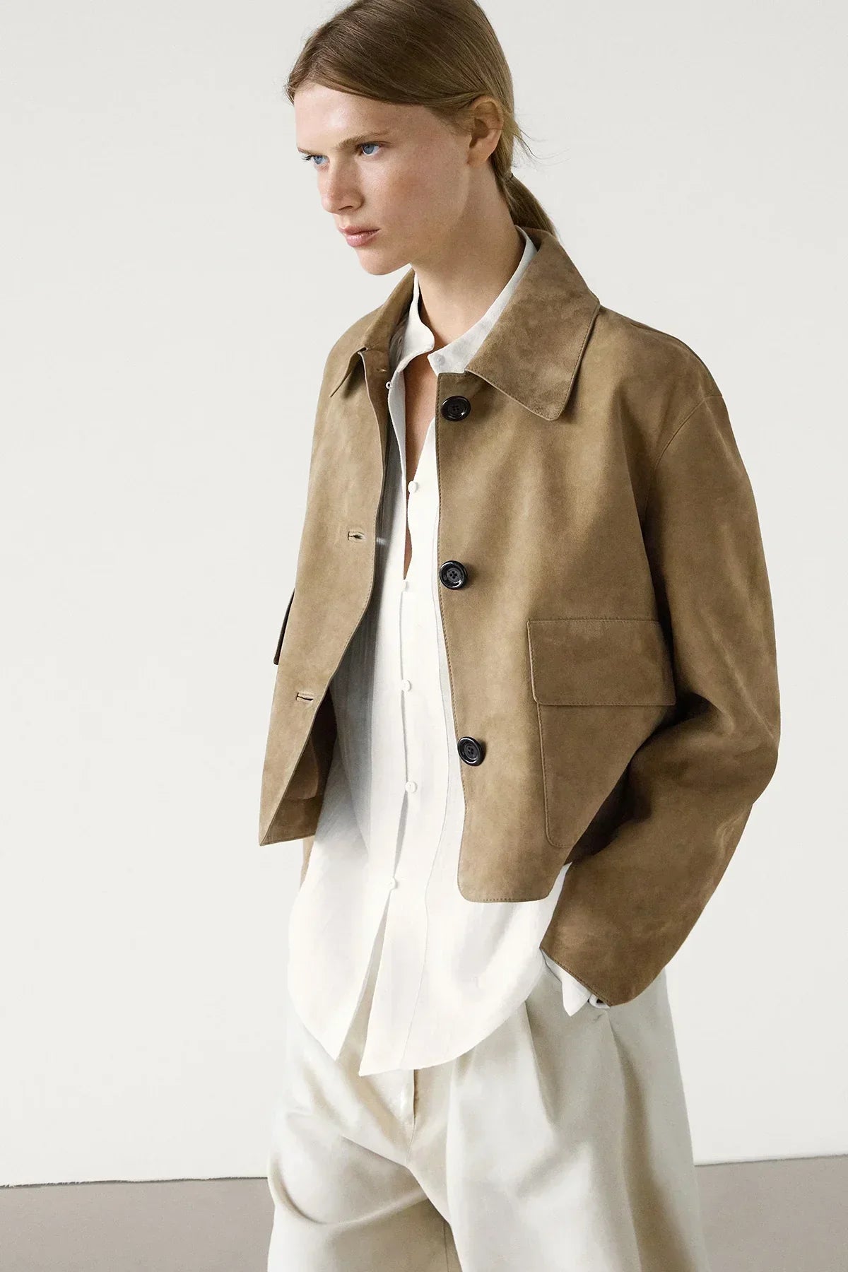 Yani -  Veste à Manches Longues avec Col