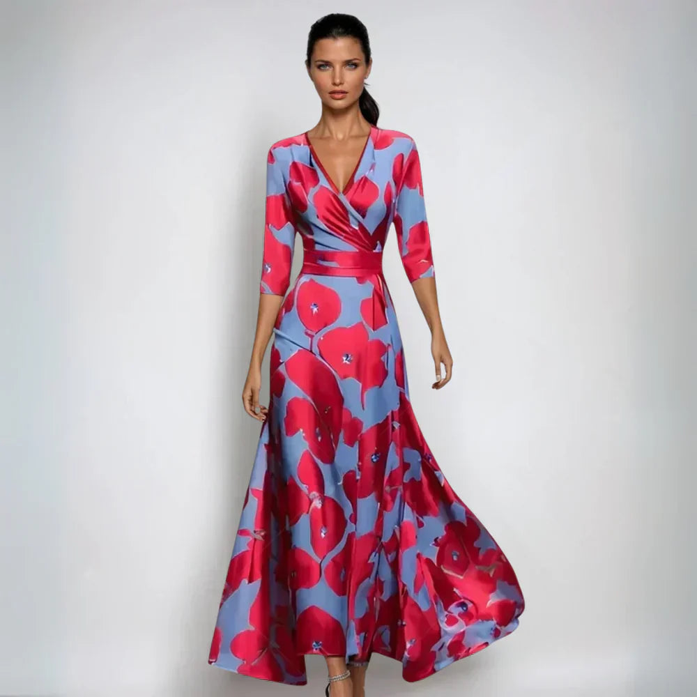 Emily | Floral Flare Robe