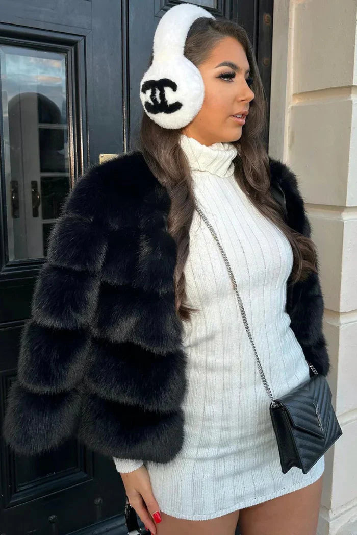 Yani -  Veste en Fausse Fourrure Confortable