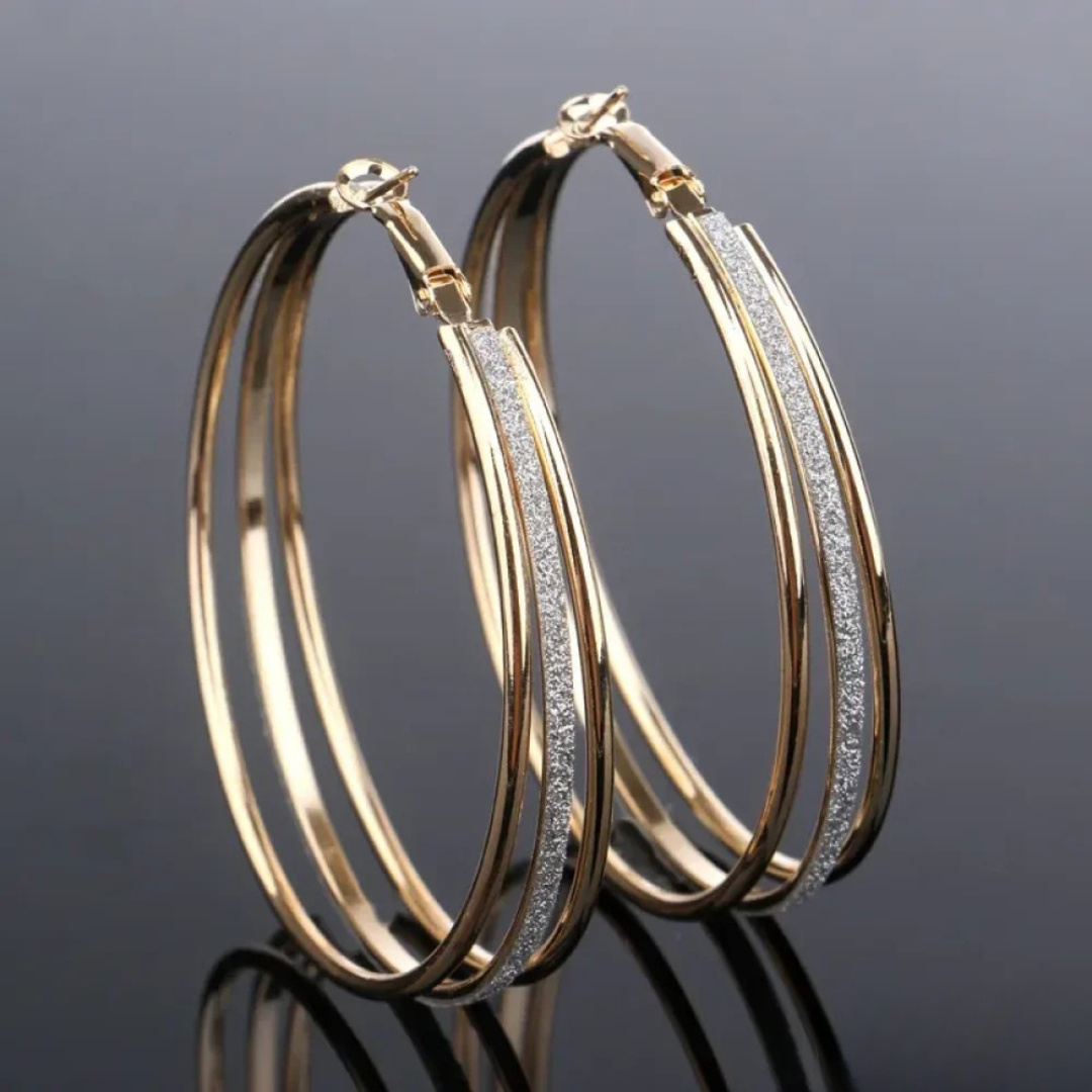 Boucles d'oreilles créoles Or vintage