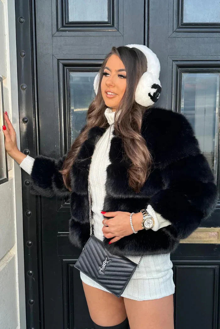 Yani -  Veste en Fausse Fourrure Confortable