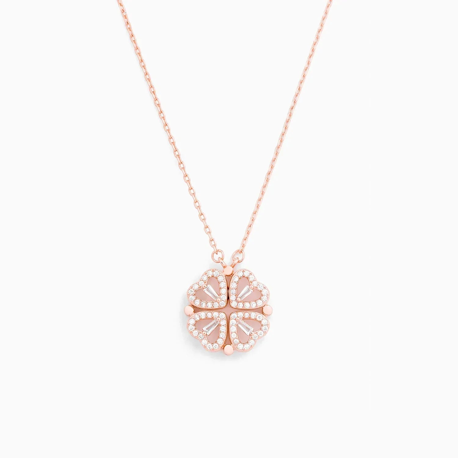 Mon collier coeur de trèfle
