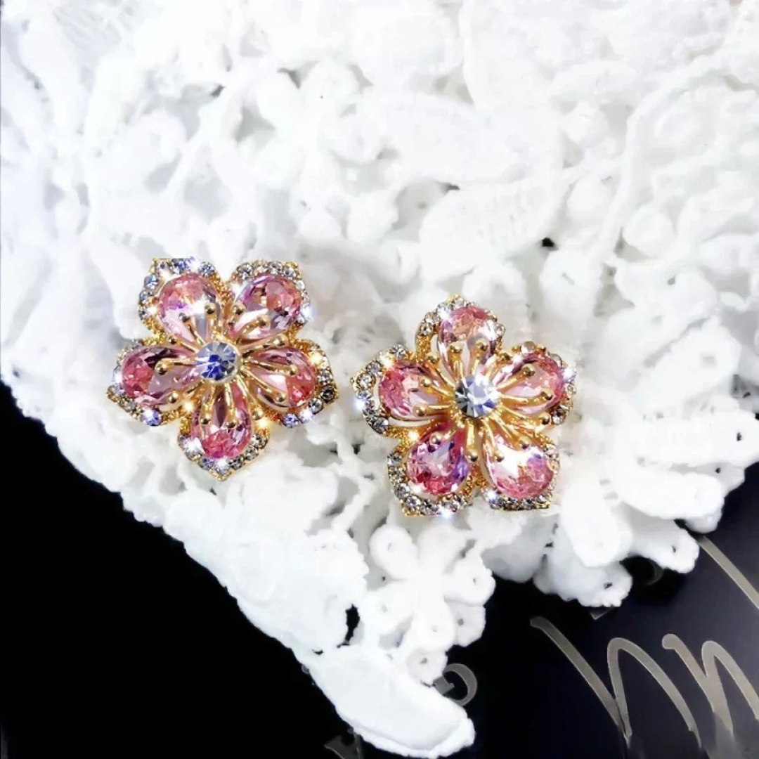 Boucles d'oreilles en Zirkonia Multicolore en Argent Sterling