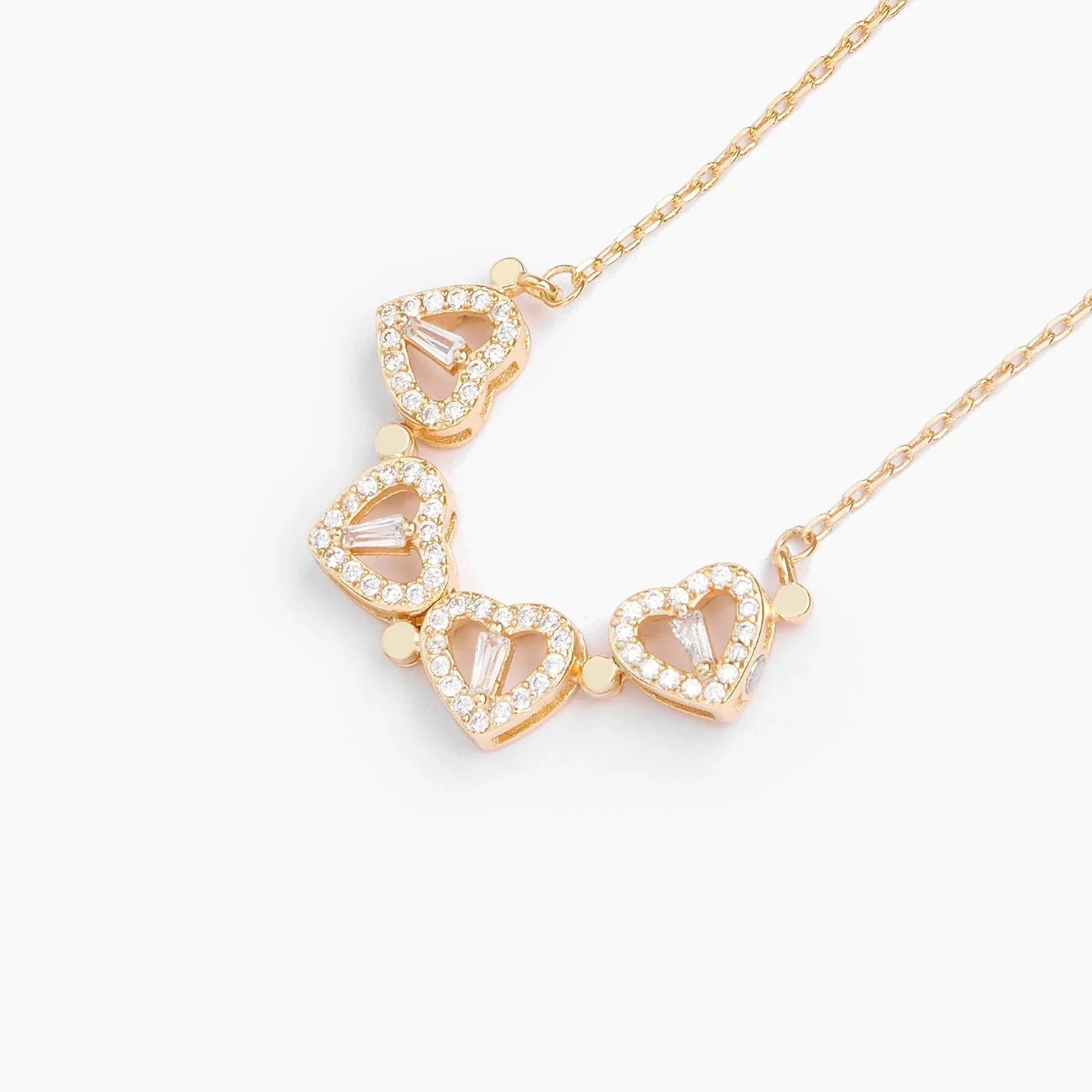 Mon collier coeur de trèfle