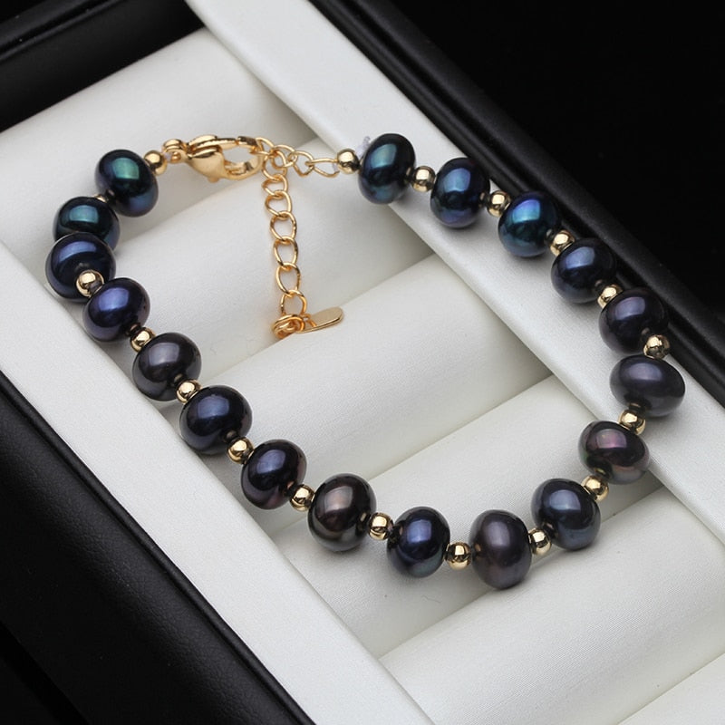 Chérie - Bracelet à breloques effet perles