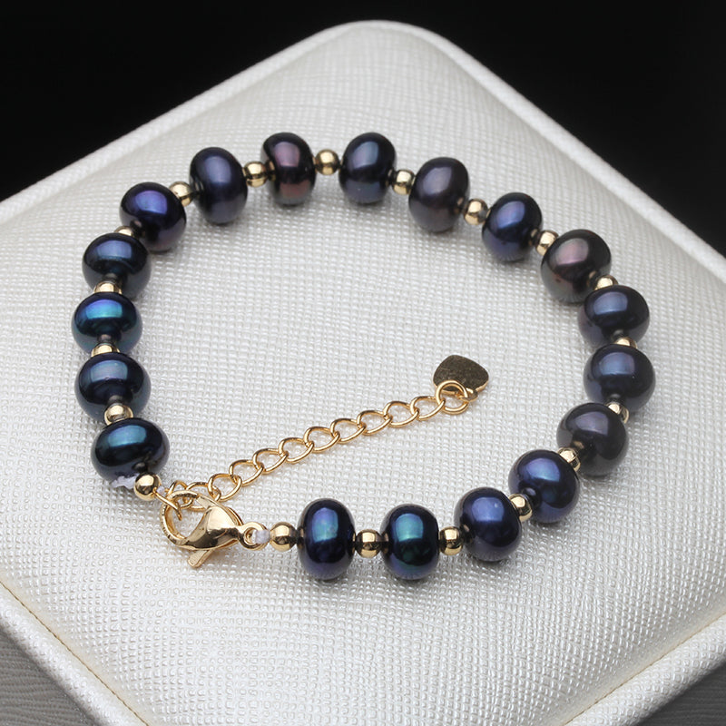 Chérie - Bracelet à breloques effet perles