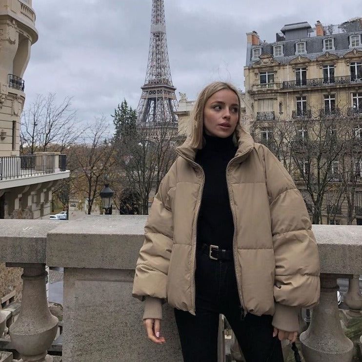 Yani -  Veste Zippée à Col Puffer