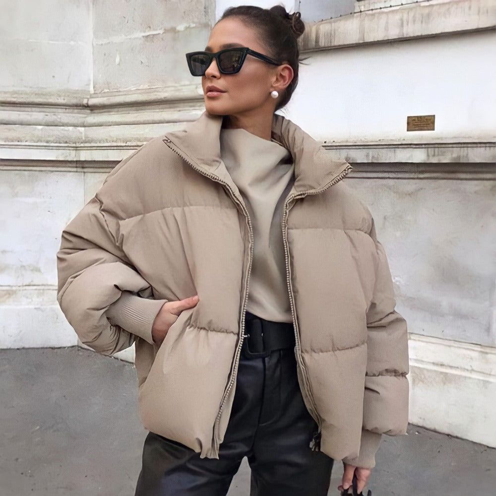 Yani -  Veste Zippée à Col Puffer