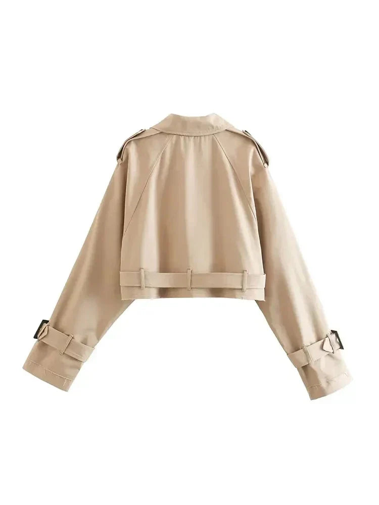 Yani - Veste Ceinturée Croppée