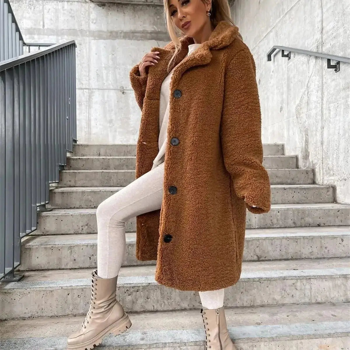 Yani -  Manteau Teddy