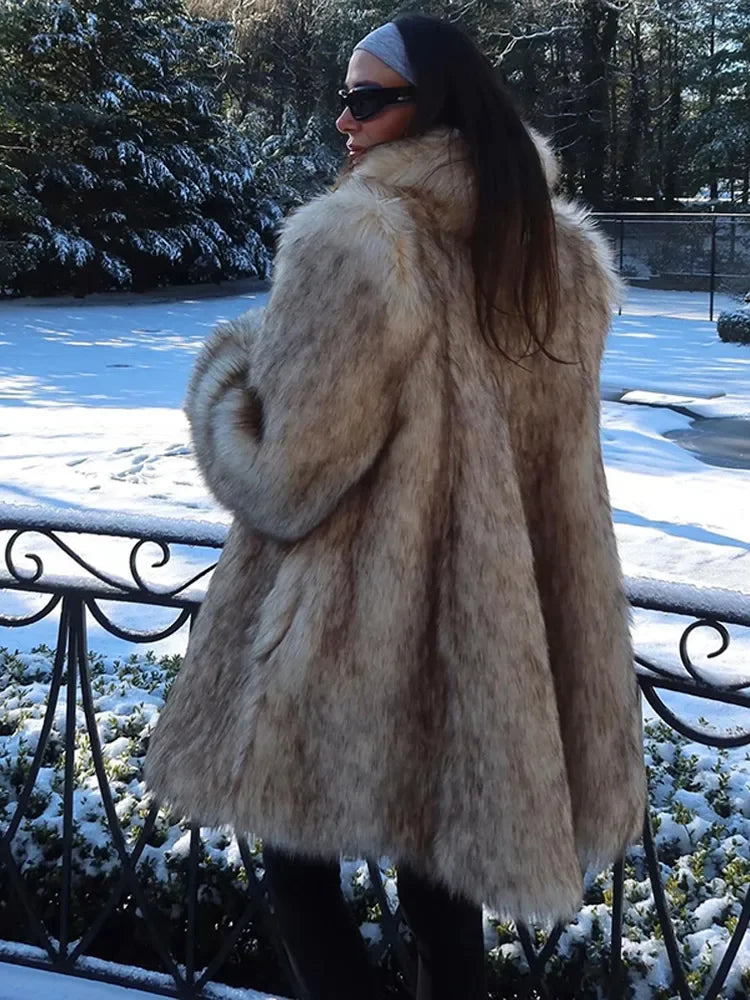 Yani -  Manteau en Fausse Fourrure Luxe