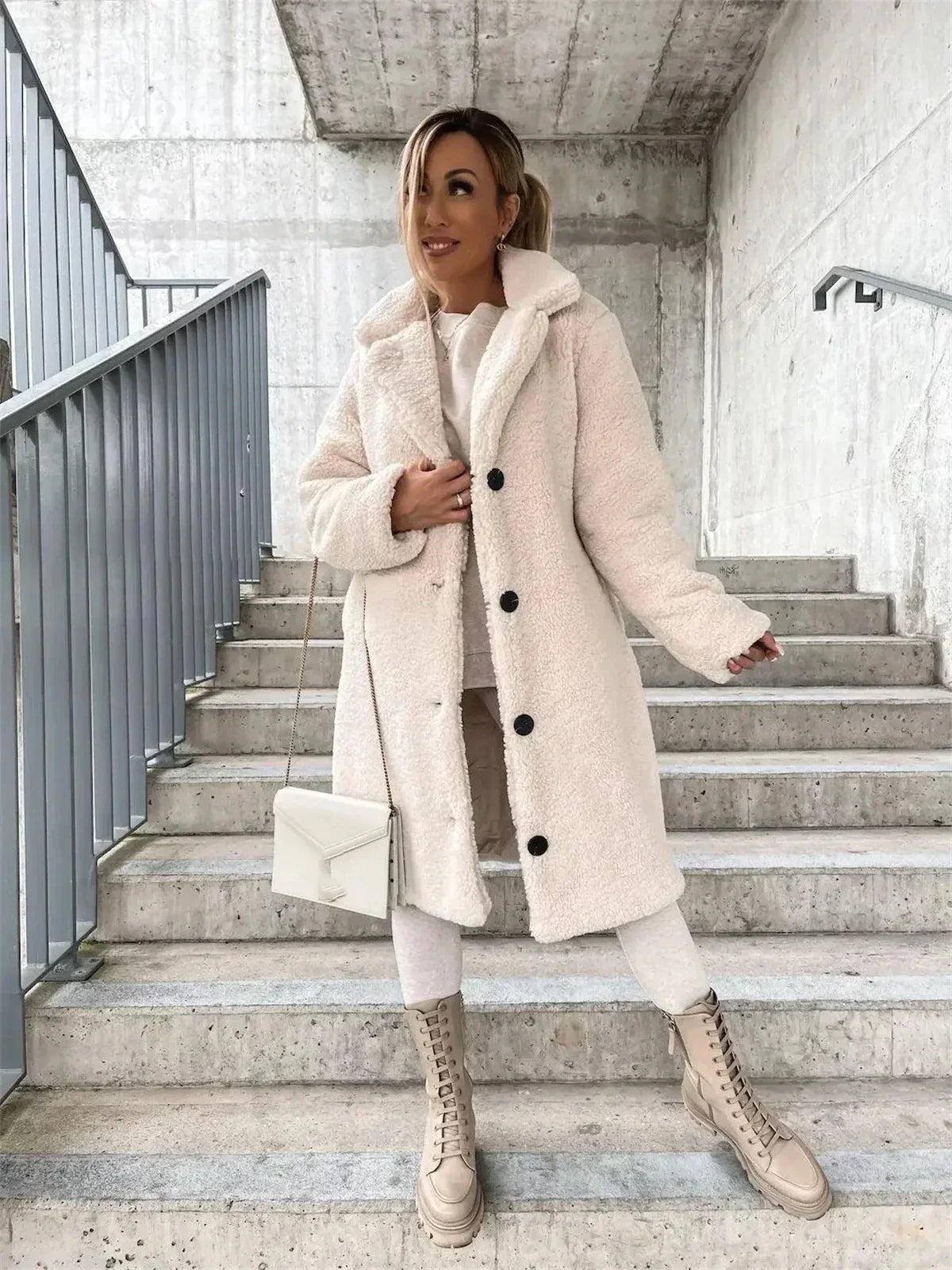 Yani -  Manteau Teddy