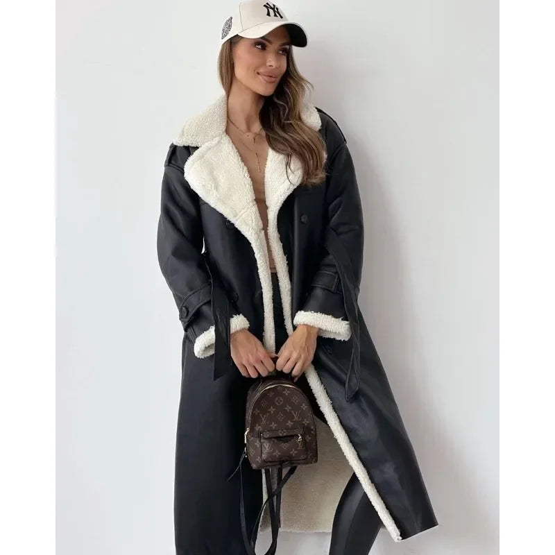 Yani -  Manteau Trench Doublé Teddy