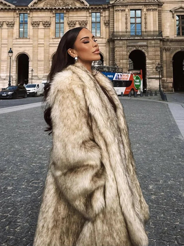 Yani -  Manteau en Fausse Fourrure Luxe