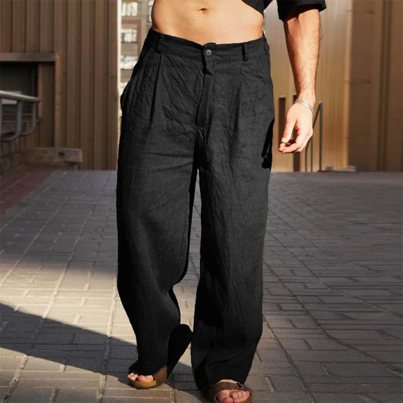 Calypso – Pantalon en lin large