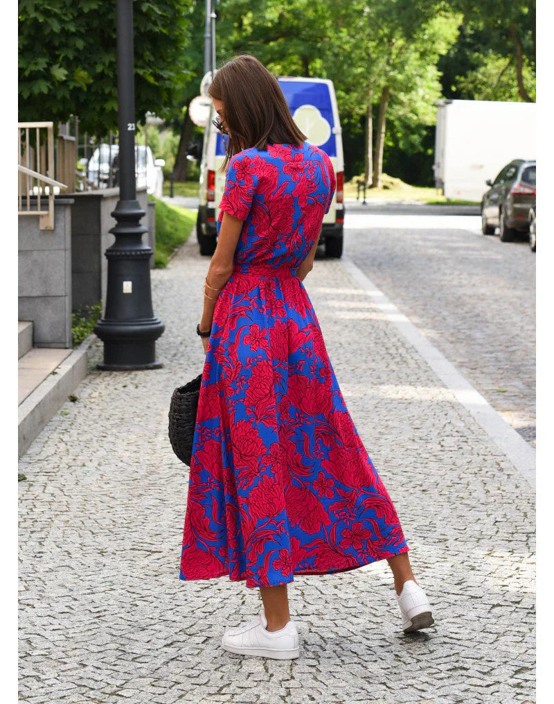 Suzanna | Robe élégante à col en V