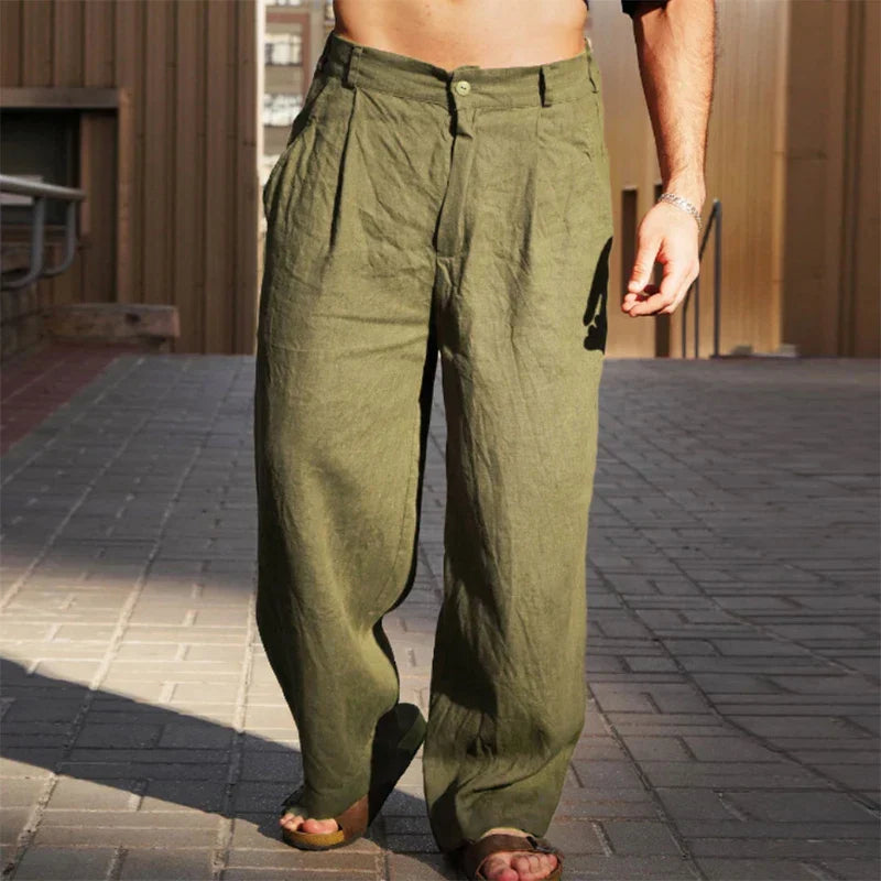 Calypso – Pantalon en lin large